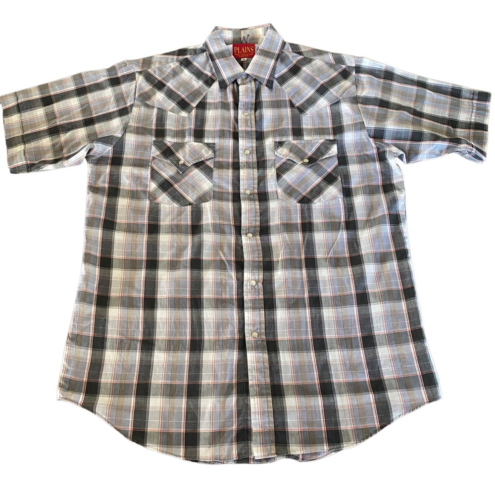 Vintage Pearl Snap Cowboy Wester Shirt
